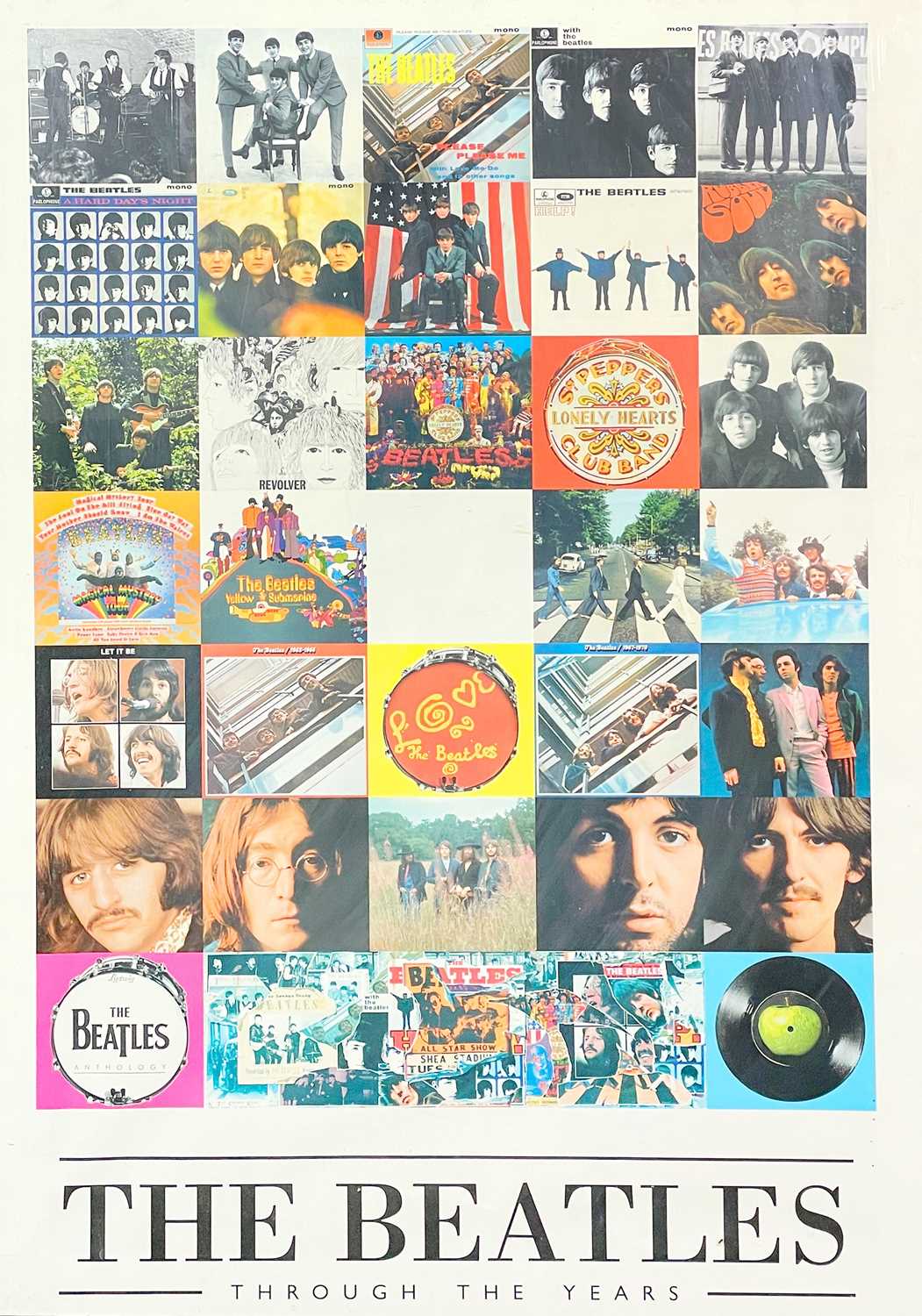 Lot 130 - The Beatles 'through The Years' Poster.