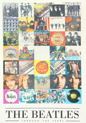 Lot 130 - The Beatles 'Through the Years' poster.