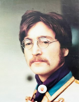 Lot 103 - John Lennon poster.