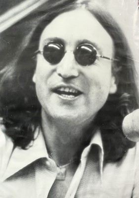Lot 123 - John Lennon poster.