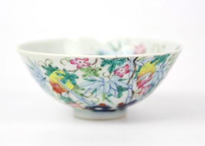 Lot 37 - A Chinese famille rose porcelain bowl, 19th century.