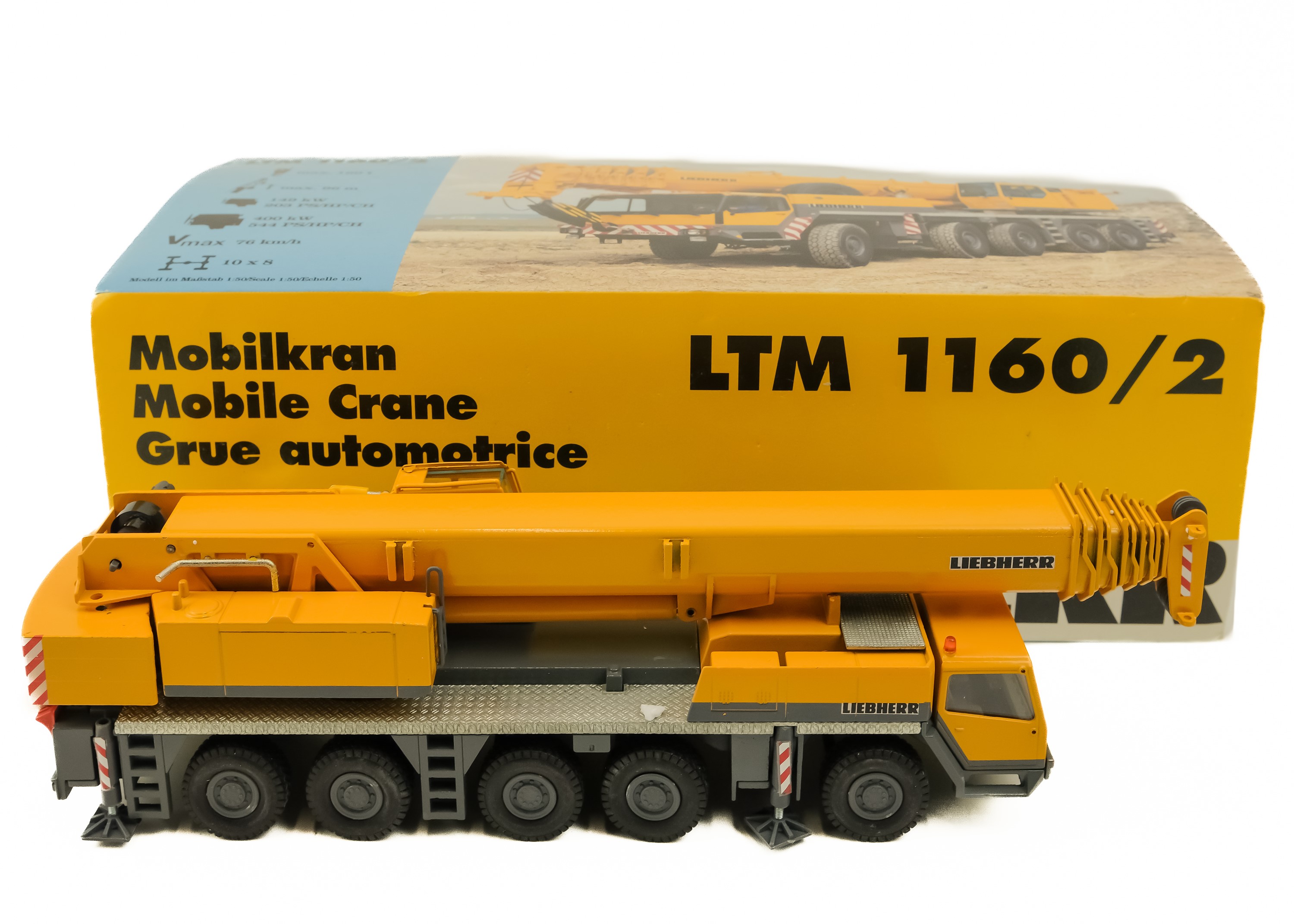 Conrad 2082 - Grue Liebherr LTM 1160 (1:50) Knaack, édition Limitée Avec Boîte D'origine (occasion)