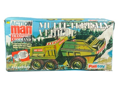 Lot 735 - Britains Tractors boxed x3 plus Action Man Multi-Terrain vehicle etc.