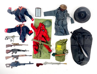 Lot 735 - Britains Tractors boxed x3 plus Action Man Multi-Terrain vehicle etc.