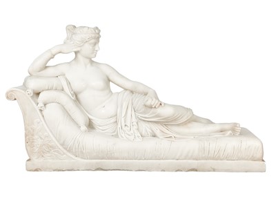 Lot 174 - After Canova, a marble sculpture.