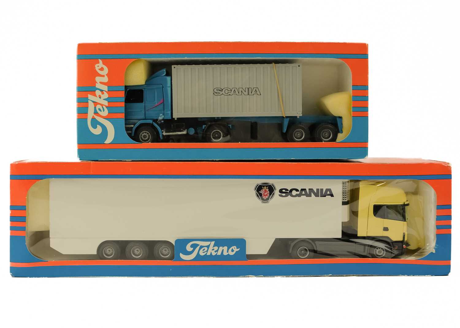 Lot 732 - Tekno - Scania Trucks(x2) boxed