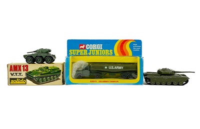 Lot 738 - Army Vehicles - Dinky, Corgi, Solido etc including boxed