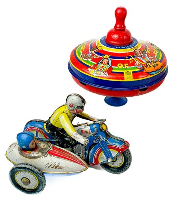Lot 743 - Tin plate toys etc.