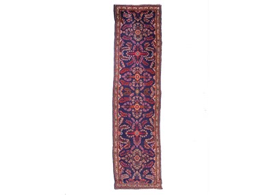 Lot 321 - A North West Persian runner, mid 20th century.