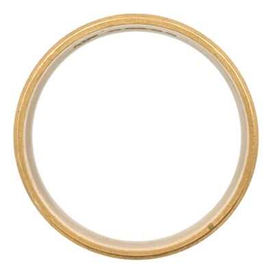 Lot 31 - A 9ct band ring.