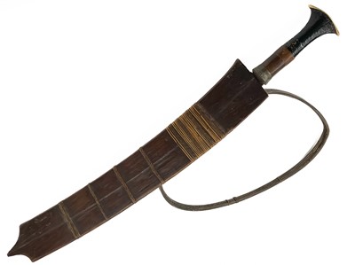 Lot 338 - An Assam Naga Dao sword.