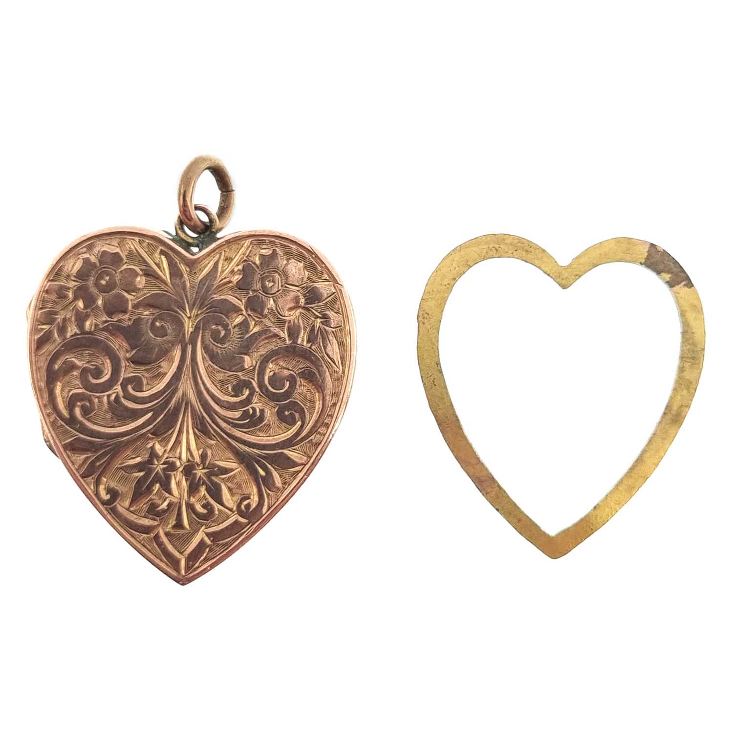 Lot 62 - A Victorian rose gold (tests 9ct)