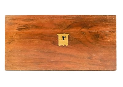 Lot 83 - A Victorian rosewood workbox with Mother of Pearl Inlay.