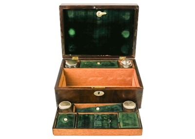 Lot 83 - A Victorian rosewood workbox with Mother of Pearl Inlay.