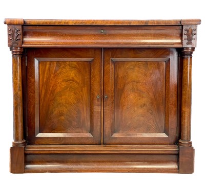 Lot 70 - A Victorian mahogany chiffonier.