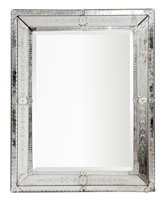 Lot 168 - An impressive 19th century Venetian wall mirror of very large proportions.