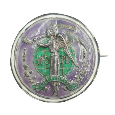 Lot 35 - A rare Suffragette 'Angel Of Freedom' brooch.