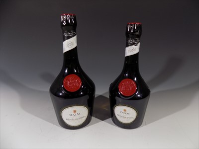 Lot 85 - Two bottles of D.O.M Benedictine liqueur, each...
