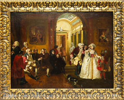 Lot 1091 - English School Circle of Hogarth