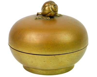 Lot 51 - A Chinese bronze lidded censer, Qing Dynasty.