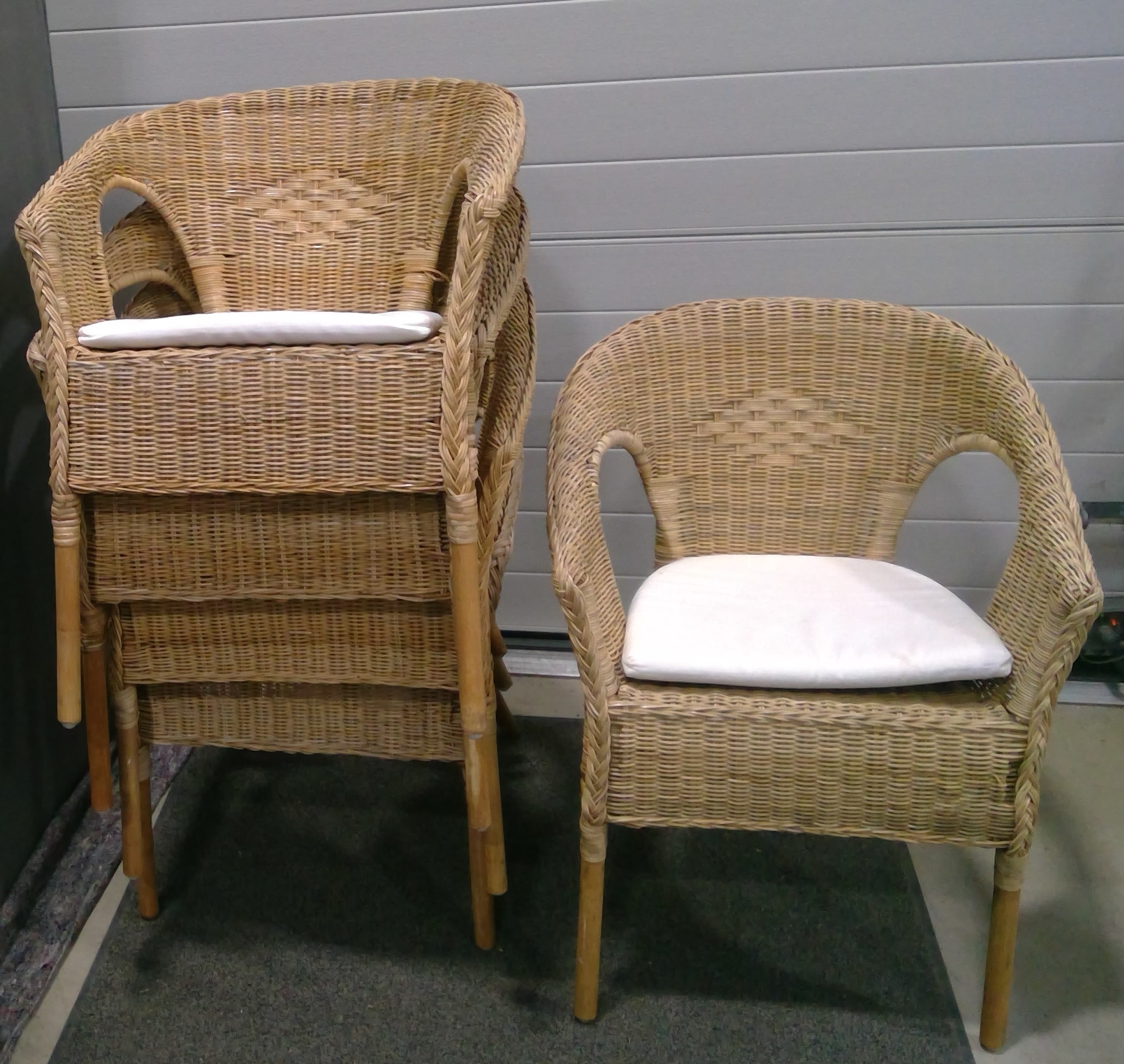 Ikea agen store wicker chair