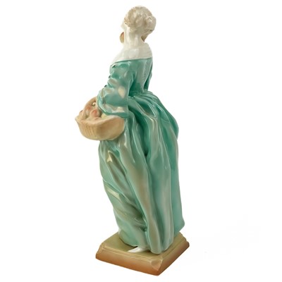 Lot 405 - A Royal Worcester porcelain figure of Sweet Nell of Old Drury by Anne Acheson.
