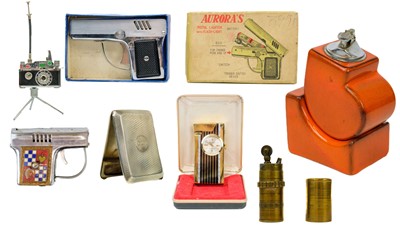 Lot 293 - A collection of novelty lighters.