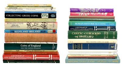 Lot 169 - Coin reference books emphasis on Celtic, Roman and Greek coins etc. (x32 publications)