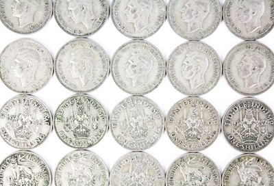 Lot 174 - GB pre 1947 silver coinage - face value £4.20