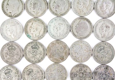 Lot 175 - GB pre 1947 silver coinage - face value £5.70