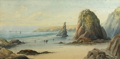 Lot 292 - John Clark Issac UREN (1845-1932) Low Tide on...