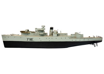 Lot 243 - Model of HMS Amethyst (F116) - Yangtse River Incident 1949