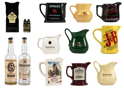 Lot 477 - A collection of ten ceramic whisky jugs.