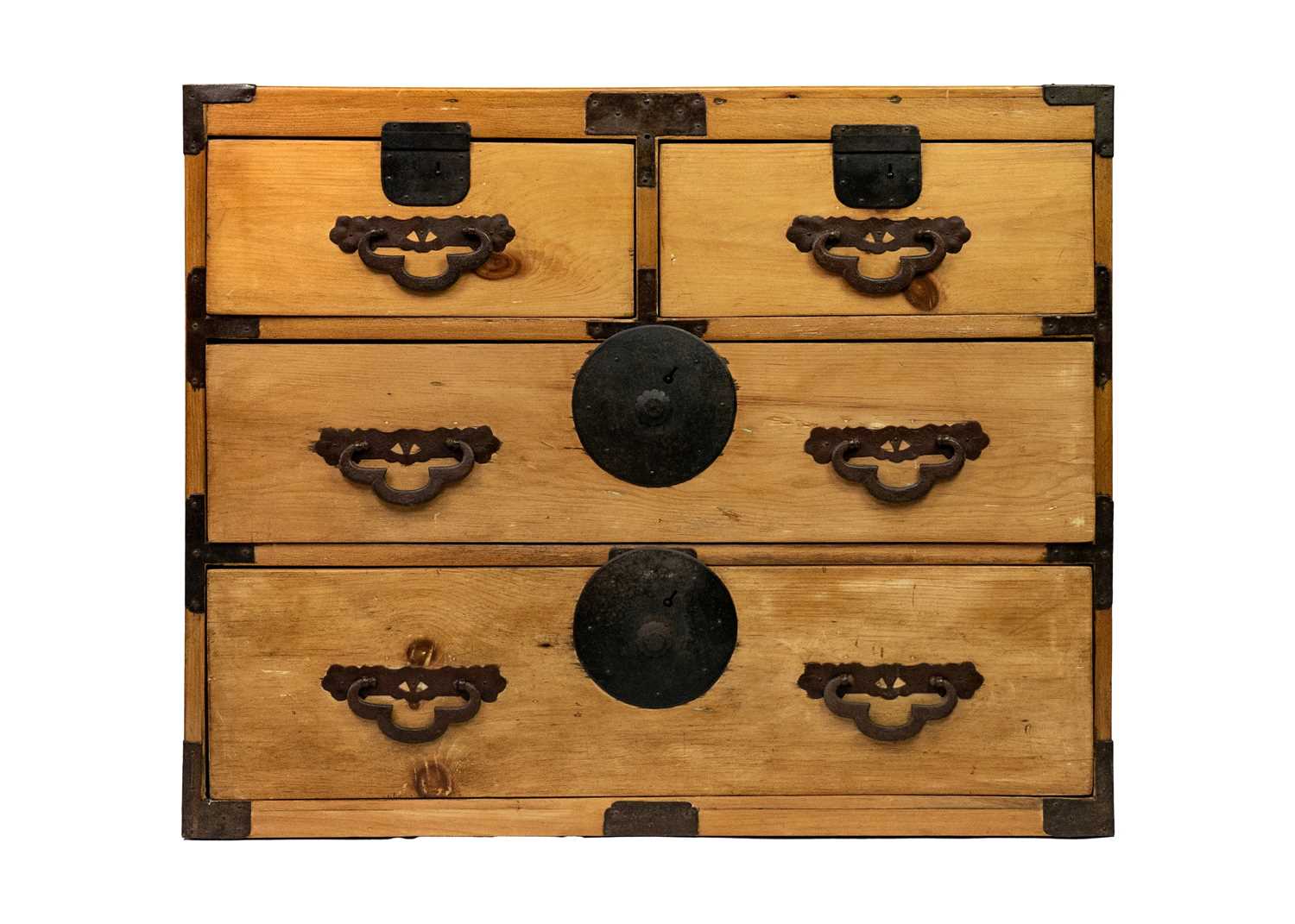 Lot 284 - A Japanese Tansu chest, early 20th century.