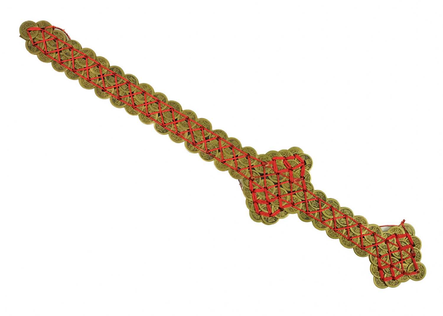 Lot 1046 - A Chinese cash sword, Bixiejian.