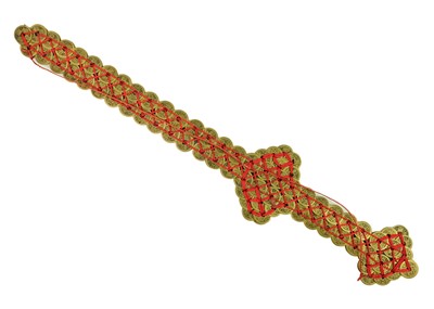 Lot 1046 - A Chinese cash sword, Bixiejian.