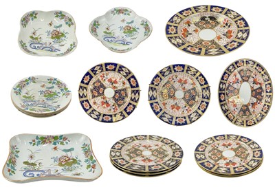 Lot 423 - A Wedgwood pearlware part dessert service.