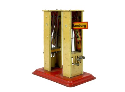 Lot 641 - German made tinplate Railway Destination Boards "0" gauge or larger (see sizes in the description)