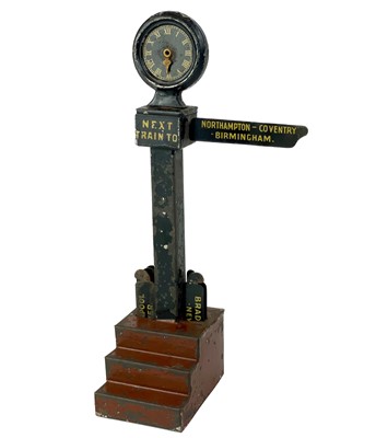 Lot 641 - German made tinplate Railway Destination Boards "0" gauge or larger (see sizes in the description)