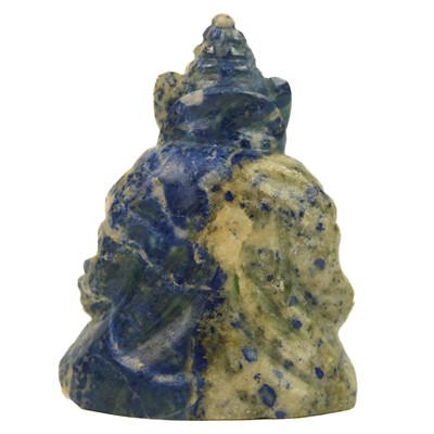 Lot 331 - A Chinese lapis lazuli model of Buddha, Qing Dynasty, late 19th century.
