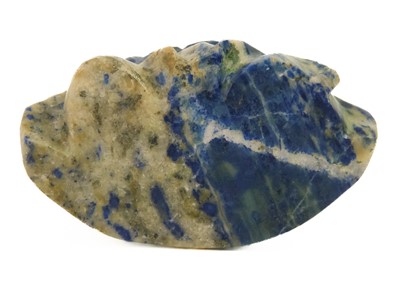 Lot 331 - A Chinese lapis lazuli model of Buddha, Qing Dynasty, late 19th century.