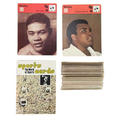 Lot 906 - The World of Sports "Sports Cards" by Editions Rencontre S.A. in 1977 approx 300 full colour cards.