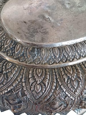 Lot 45 - An Indian silver bowl, late 19th century.
