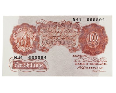 Lot 183B - Catterns 1930 Ten Shillings Note