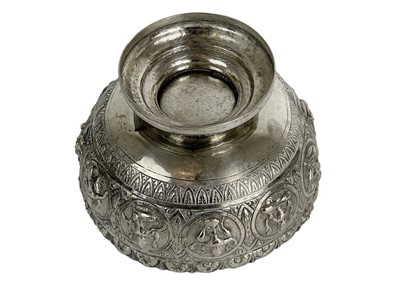 Lot 50 - An Indian silver footed bowl, early 20th century.