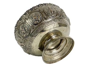 Lot 50 - An Indian silver footed bowl, early 20th century.