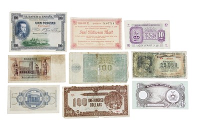 Lot 183 - Foreign Banknotes (x20)