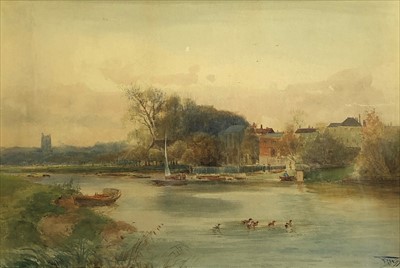 Lot 282 - Henry Charles FOX (1855/60-1929) River...