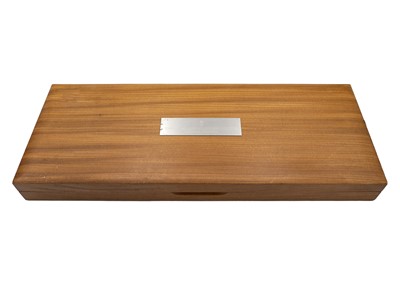 Lot 43 - A cased set of twelve silver royal horticultural society flower spoons.