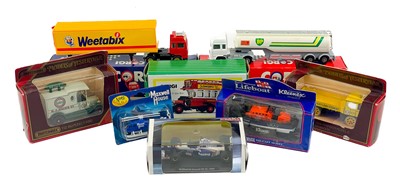 Lot 773 - Miscellaneous Diecast cars, tin-plate clockwork engine etc.